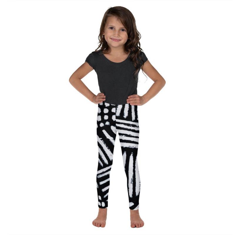 Gemusterte Mädchen Leggings Abstrakte Print Kinderhose von CliziaShop