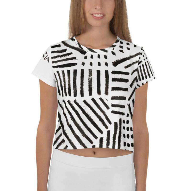 Unvollkommene 4 Clizia Allover Print Ernte T von CliziaShop