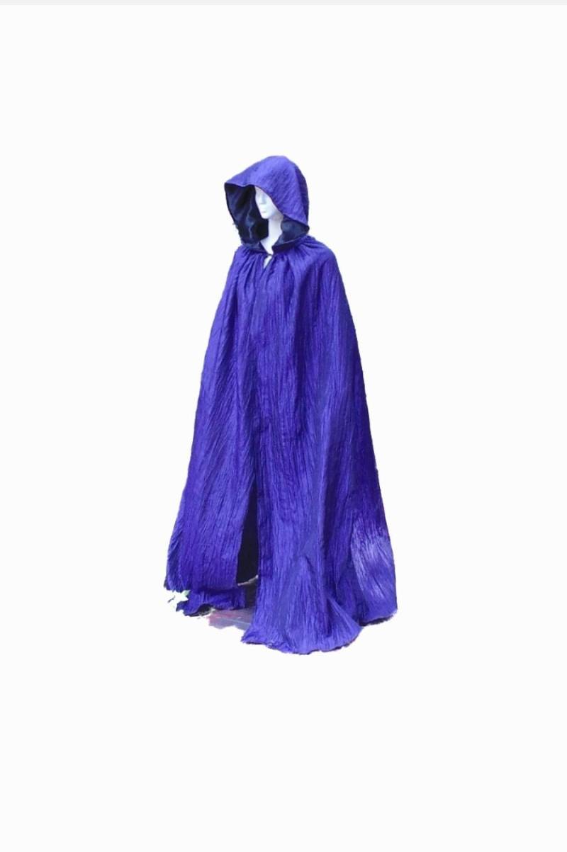 Lila Kapuzen Umhang Gothic Halloween Vampir Kostüm von CloakinSwagger