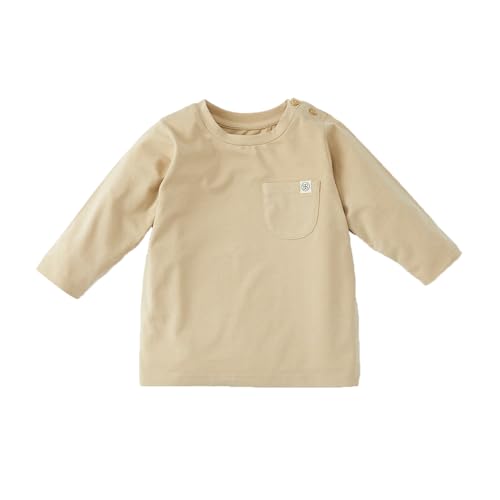 Cloby CBY-LS6-SB Long Sleeve Shirt/Langarmshirt mit UV-Schutz (UPF 50+) Sandy Beach/beige (Gr. 6-12 Monate) von Cloby