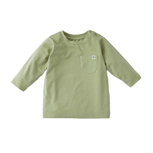 Cloby CBY-LS9-OL Long Sleeve Shirt/Langarmshirt mit UV-Schutz (UPF 50+) Olive (Gr. 12-18 Monate) von Cloby