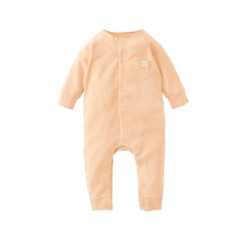 Cloby CBY-UVS1-PS Overall/Strampler mit UV-Schutz (UPF 50+) - Peachy Summer/aprikose (Gr. 50/56) von Cloby