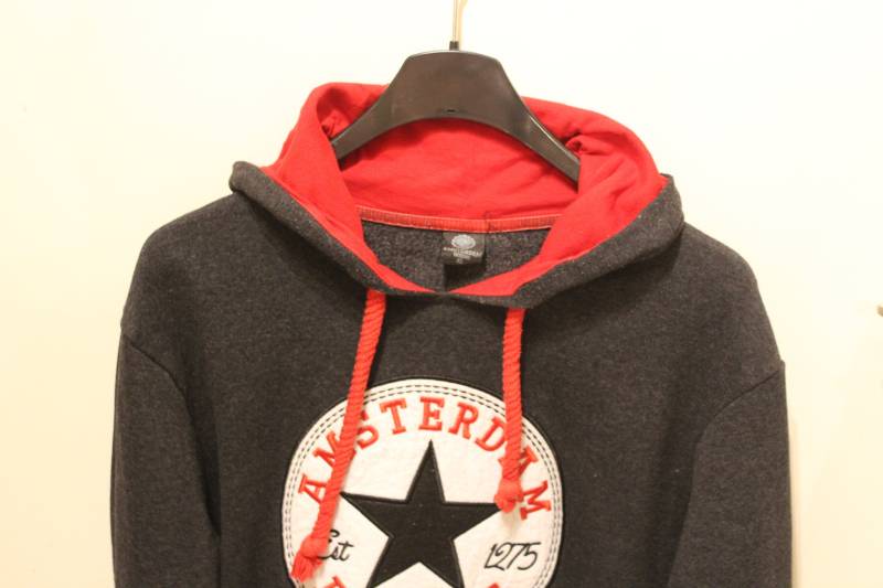 Amsterdam Designs Varsity Collection Xl Dkl.grau Hoodie Sweatshirt von ClockworkHD