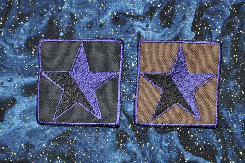 Anarcha-Feminismus Stern Gestickter Aufnäher - Lila Faden, Anarchie Symbol von ClockworkQuasar