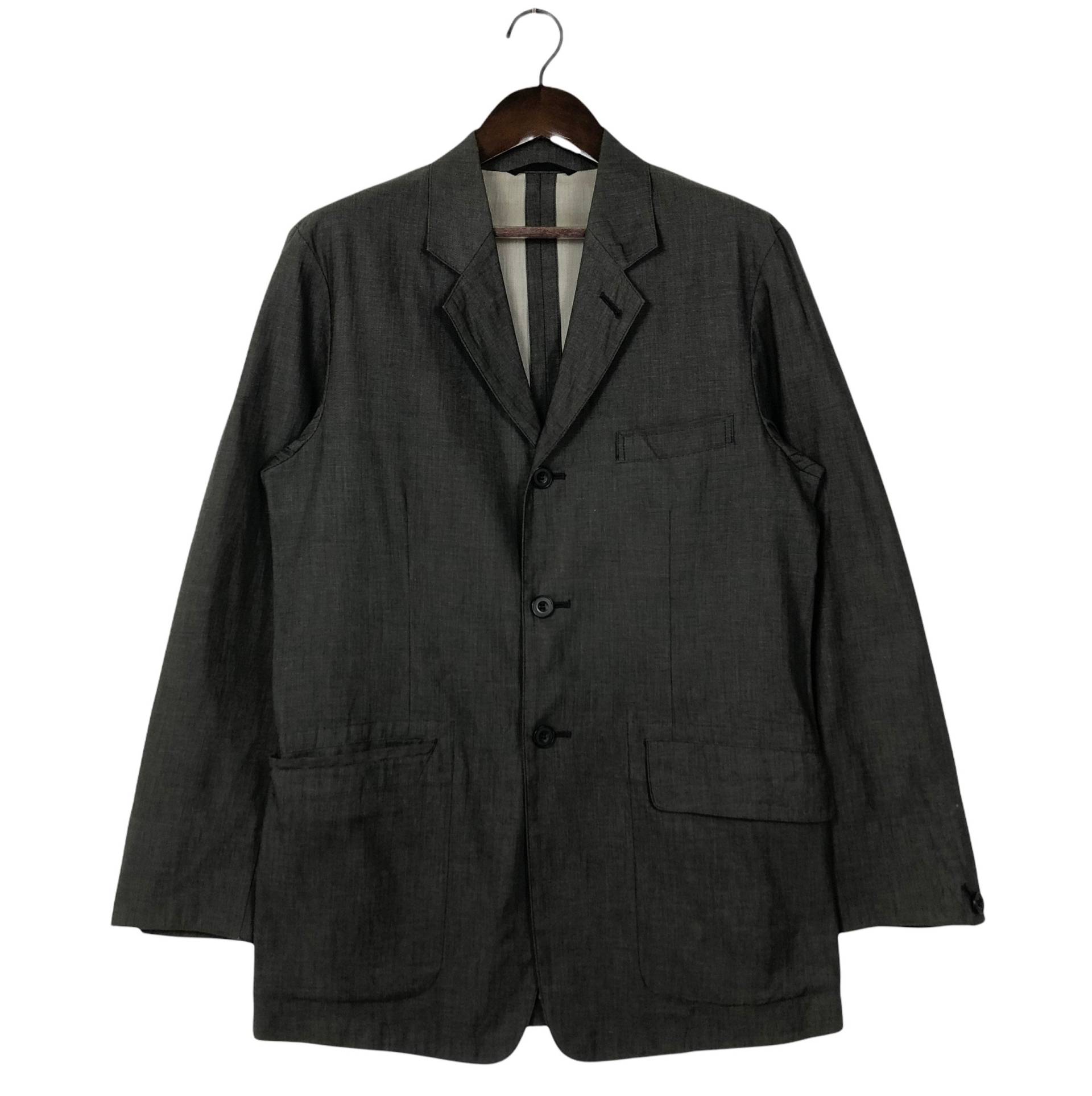 Aar Yohji Yamamoto Baumwolle Blazer Jacke Gr.m von ClockworkThriftStore