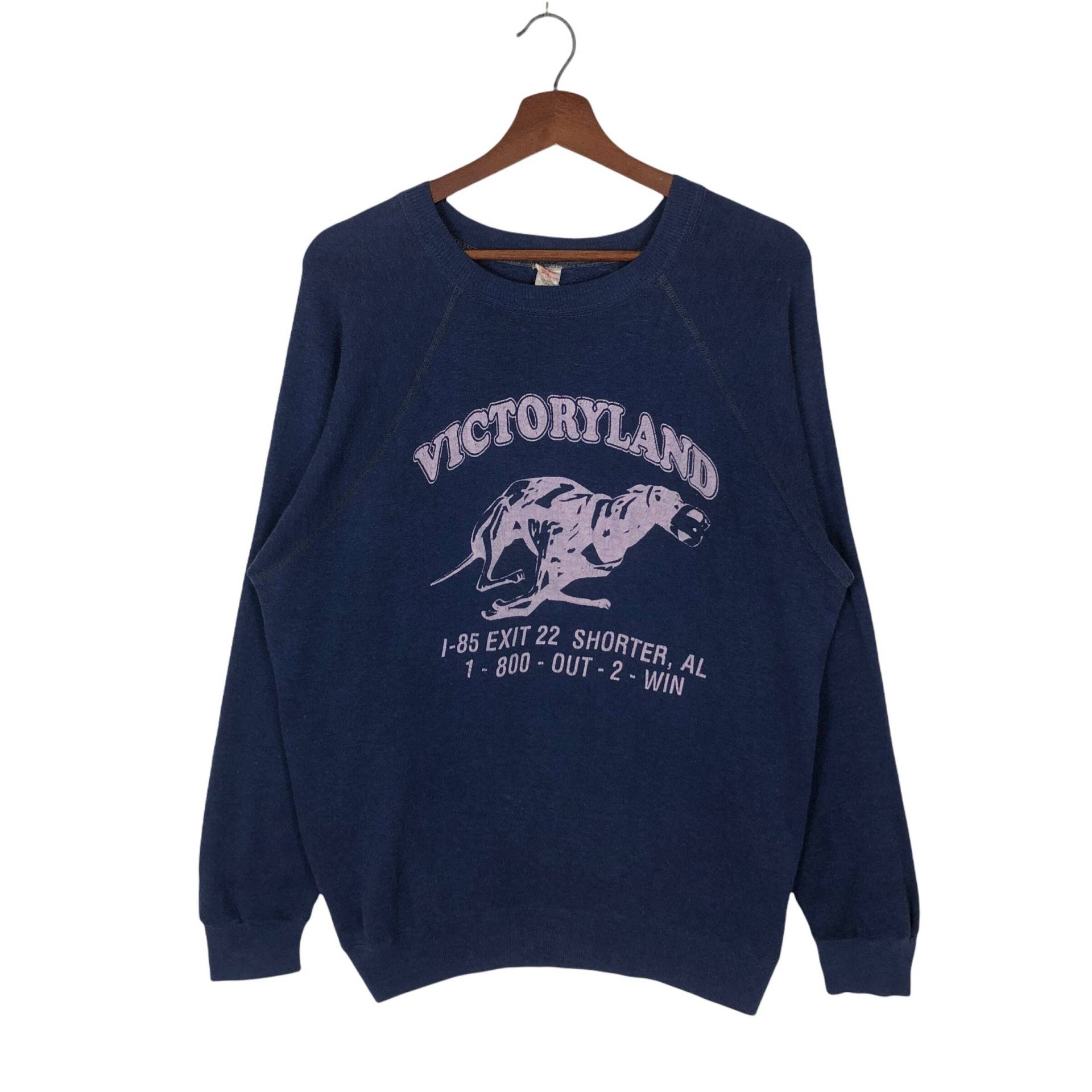 Vintage 80Er Jahre Victoryland Sweatshirt Hunderennen von ClockworkThriftStore
