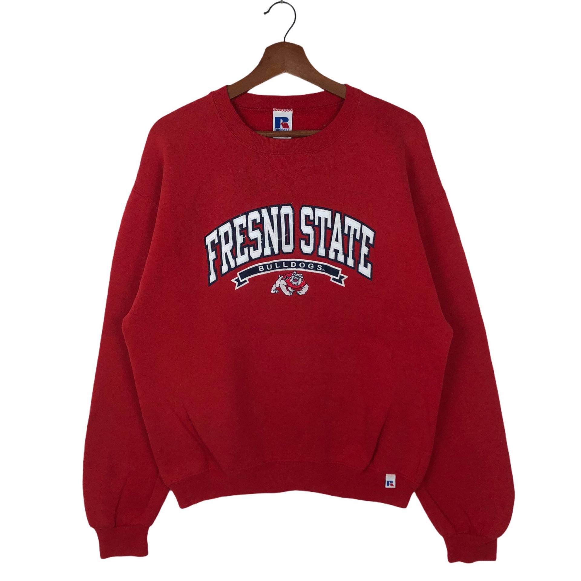 Vintage 90Er Jahre Fresno State Bulldogs Sweatshirt von ClockworkThriftStore