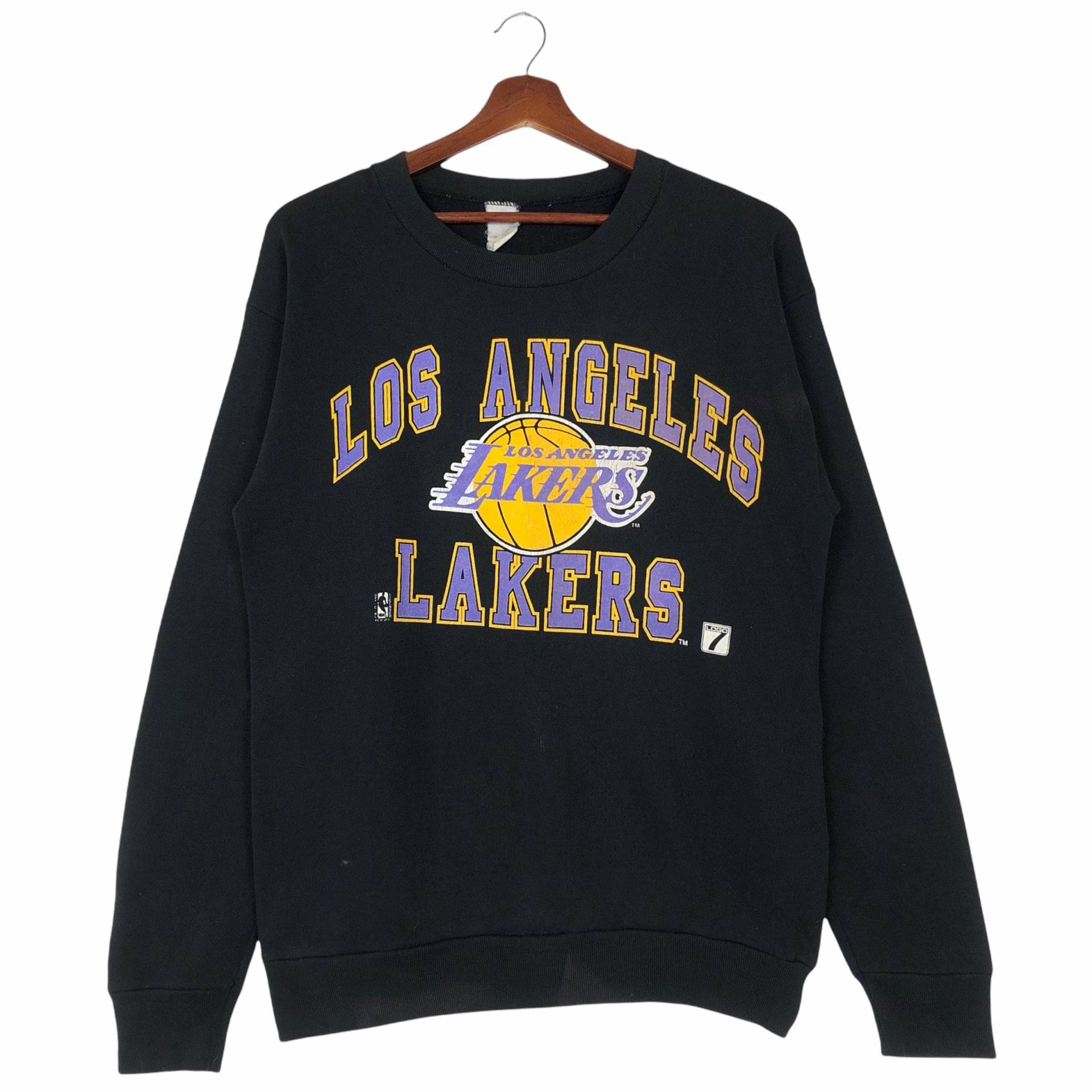 Vintage 90Er Jahre La Lakers Sweatshirt Pullover Los Angeles Größe L von ClockworkThriftStore