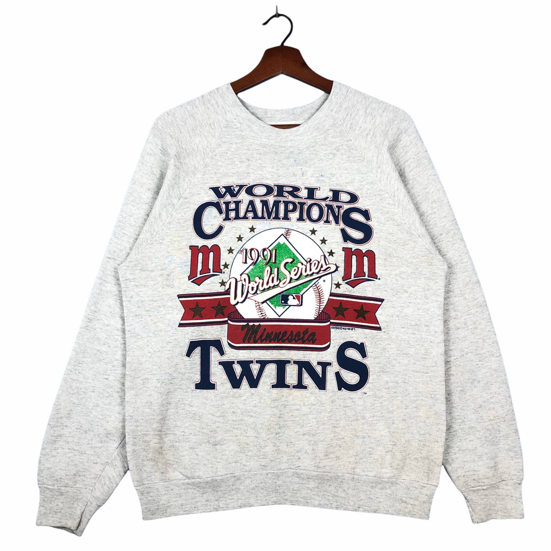 Vintage 90Er Jahre Mlb Minnesota Twins Rundhals-Sweatshirt Weltmeister Sweatshirt von ClockworkThriftStore