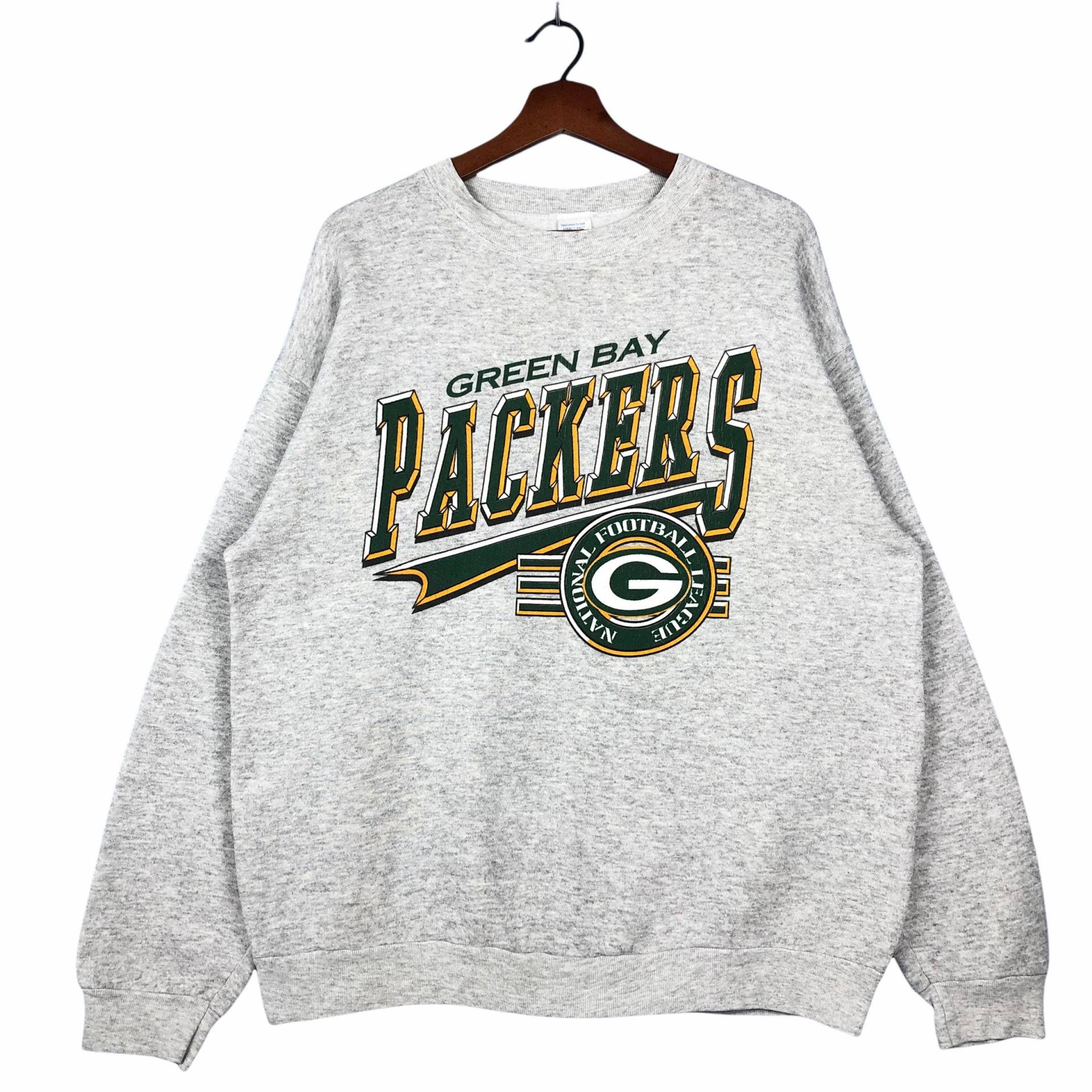 Vintage 90Er Nfl Green Bay Packers Sweatshirt Rundhals-Logo 7 Größe Large von ClockworkThriftStore