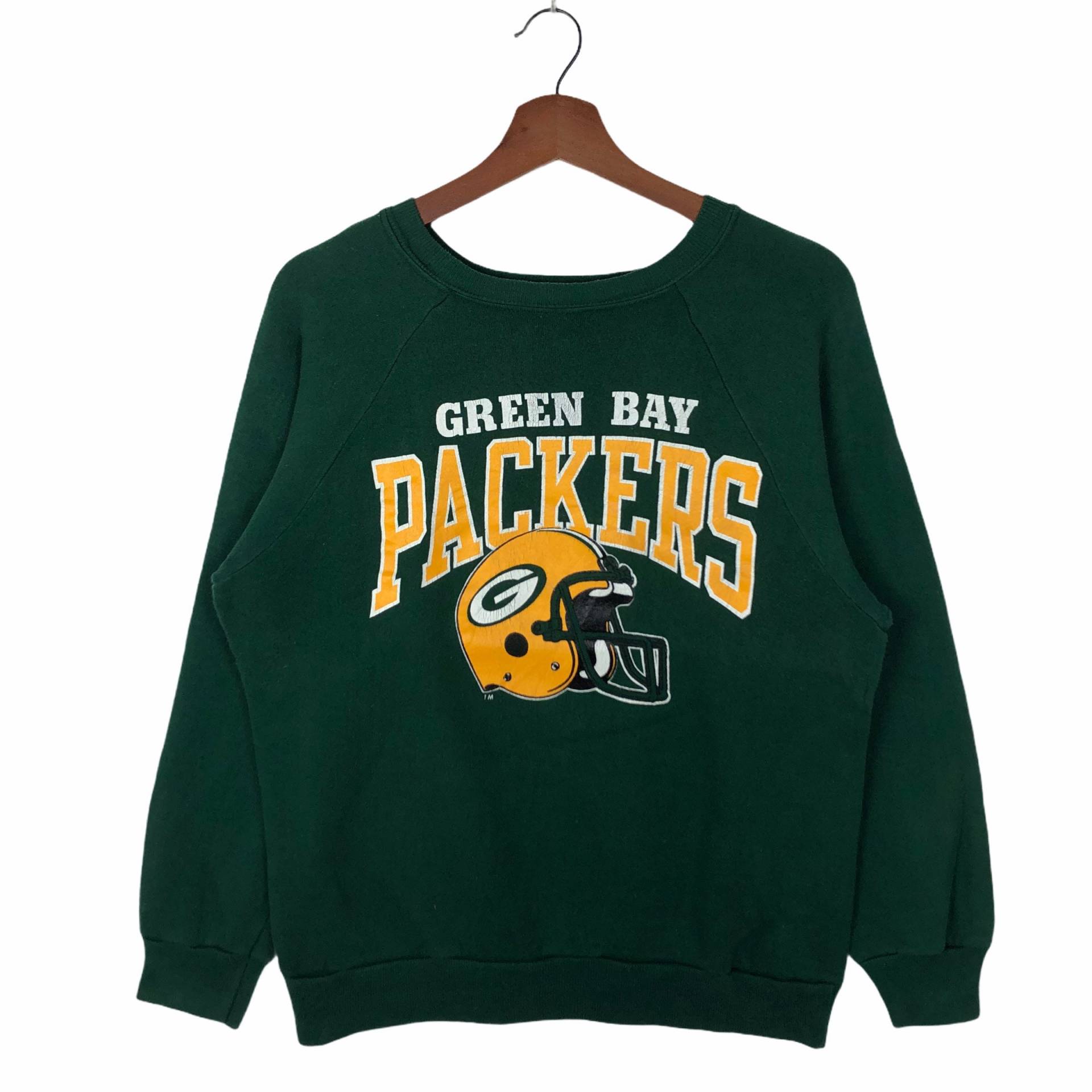 Vintage 90Er Nfl Green Bay Packers Sweatshirt Rundhalsausschnitt Von Champion von ClockworkThriftStore