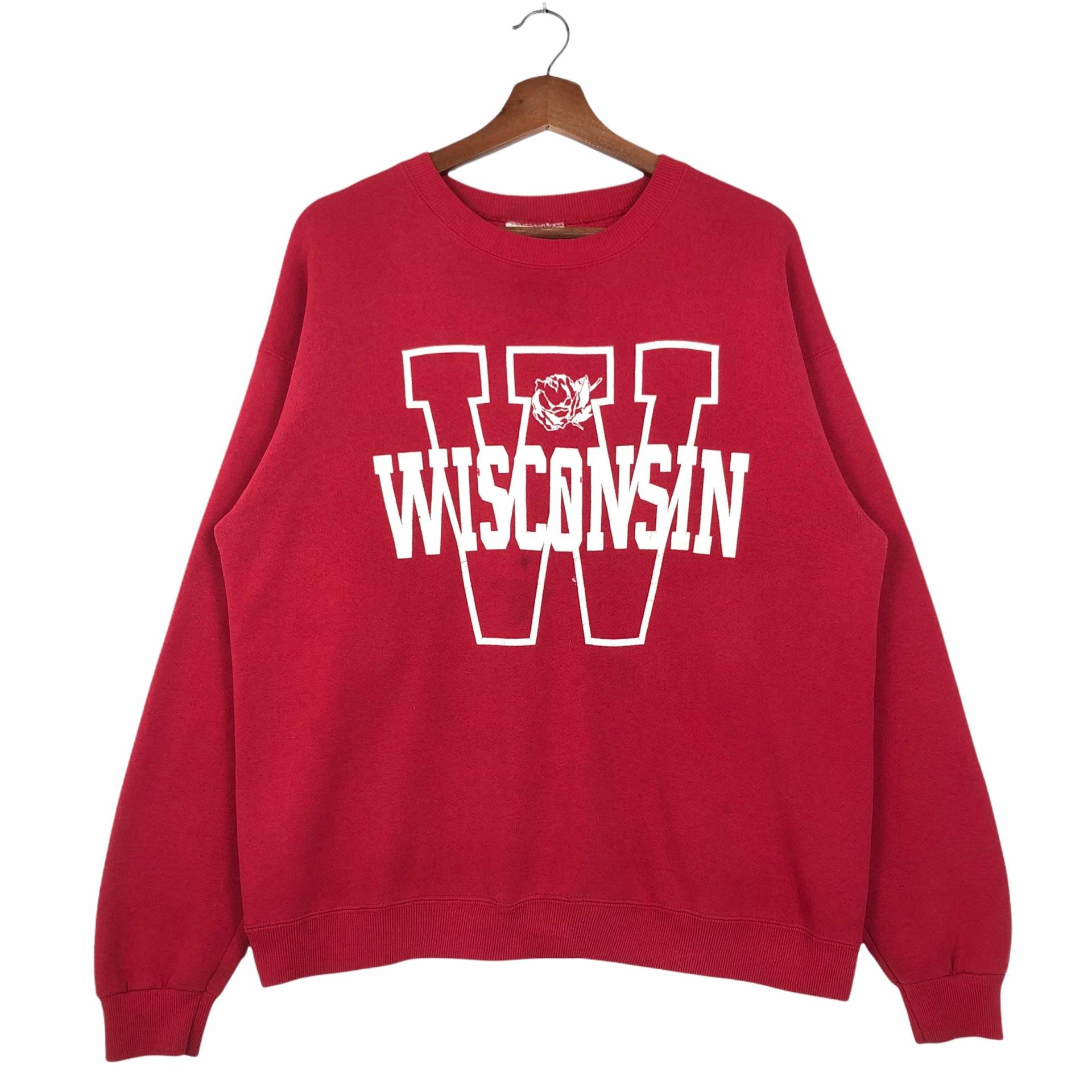 Vintage Universität Von Wisconsin Rose Bowl Sweatshirt Rundhalsausschnitt Badgers von ClockworkThriftStore
