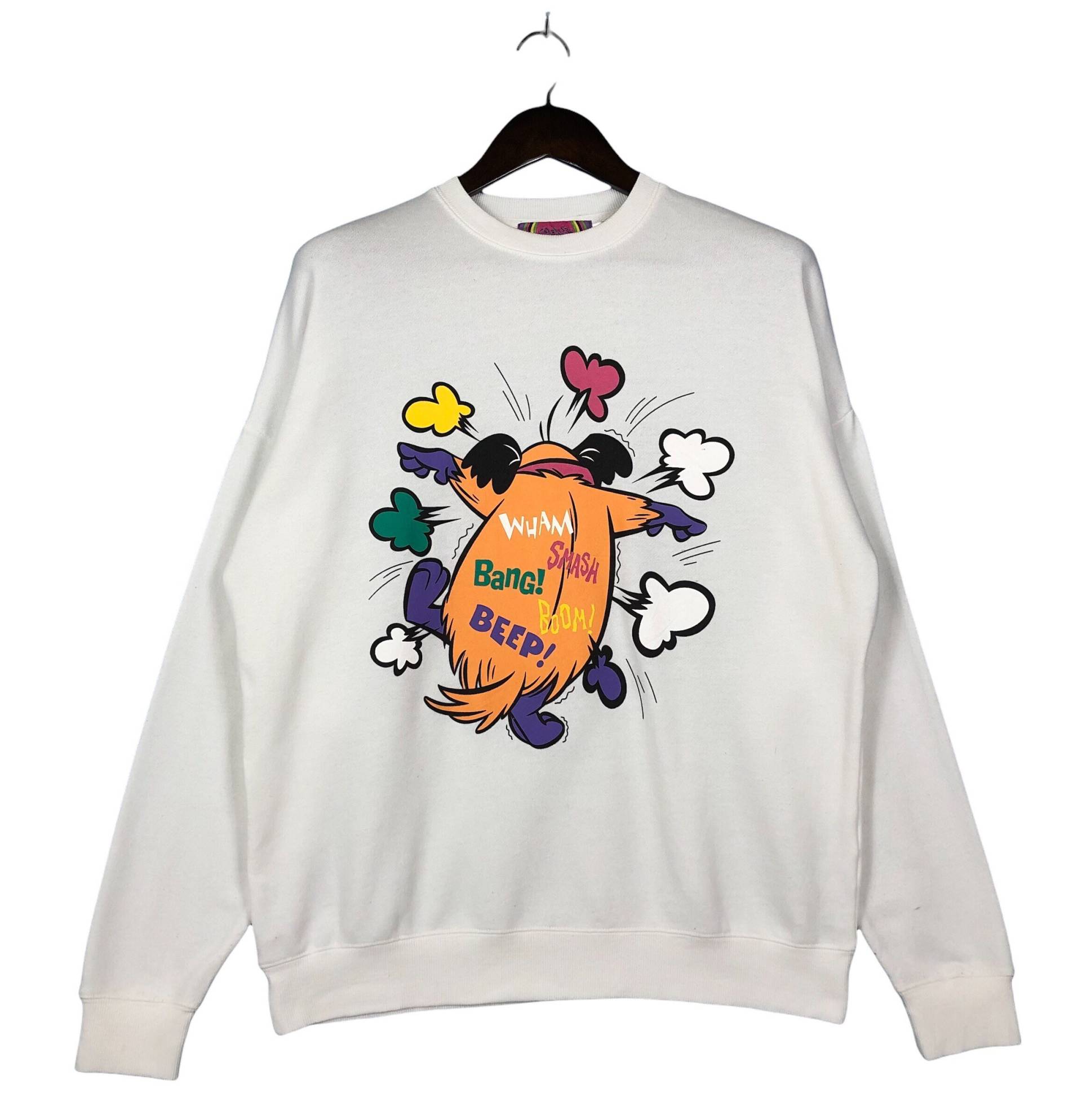 Vintage Verrückte Rassen Sweatshirt Hanna Barbera Cartoon Größe Groß von ClockworkThriftStore