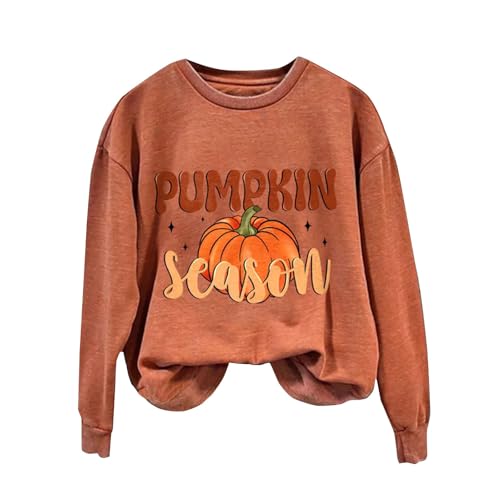 Women's Crewneck Sweatshirt Halloween Print Long Sleeve Pullover Autumn Casual Baggy Sweater Tops Going Out Clothes A-168 von Clode