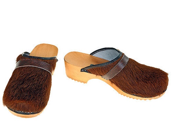 Klassik Kuhfell Clog | Uni Braun Klassik Kuhfell Clog | Uni Braun von Clogshop