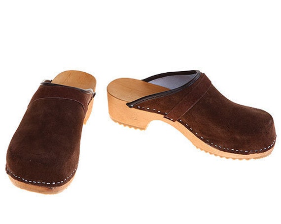 Wildleder Clogs Braun Wildleder Clogs Braun von Clogshop