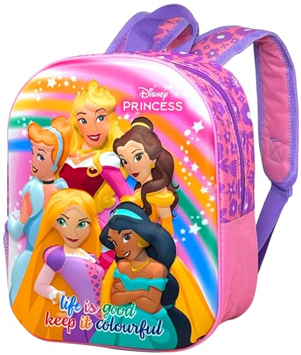 3D Kindergartenrucksack für Kinder 31×26×11 cm – Rucksack Für Disney Prinzessinnen Fan – Freizeitrucksack für Mädchen, Alter 3 bis 7 Jahre, Vorschule Grundschule, Reisen, Geschenk 3D Kindergartenrucksack für Kinder 31×26×11 cm – Rucksack Für Disney Prinzessinnen Fan – Freizeitrucksack für Mädchen, Alter 3 bis 7 Jahre, Vorschule Grundschule, Reisen, Geschenk von Clondo