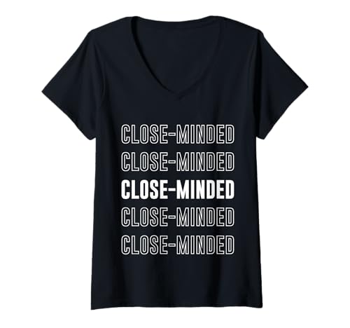 Damen Eng T-Shirt mit V-Ausschnitt Damen Eng T-Shirt mit V-Ausschnitt von Close-minded Apparel