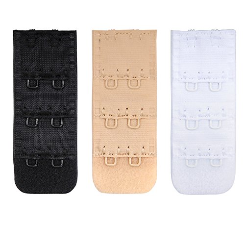 Closecret Nylon BH Extender von Frauen,Multi-Größe für Sich Entscheiden(2 Hacken 3/8 Inch Abstände) von Closecret