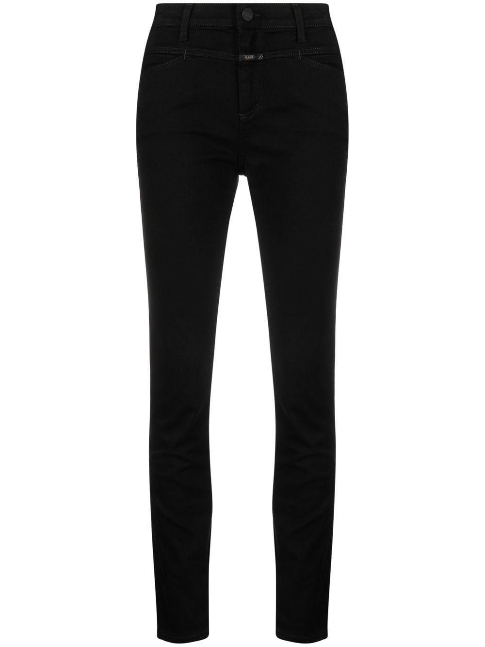 Closed Pusher Skinny-Jeans - Schwarz von Closed