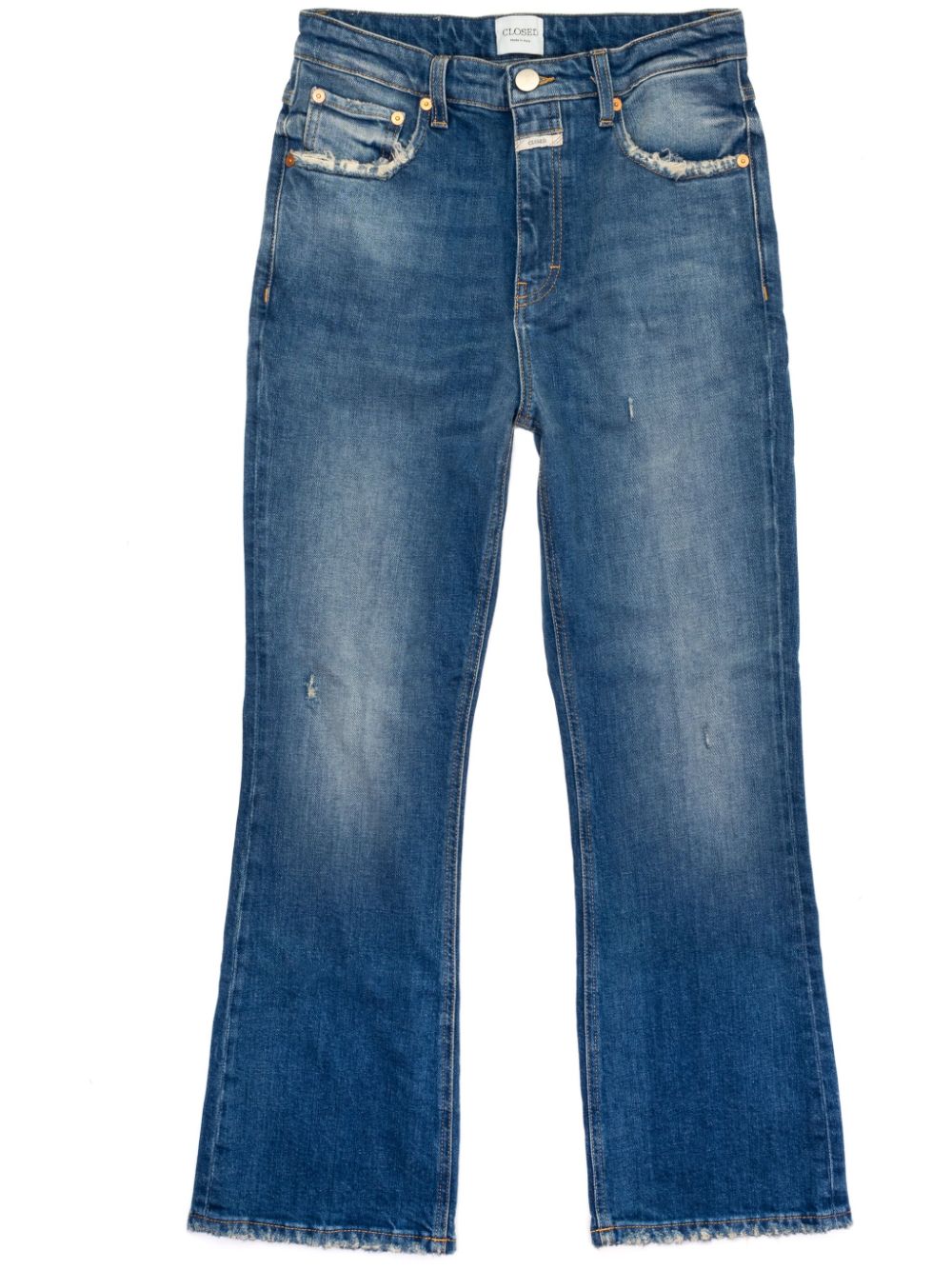 Closed Halbhohe Hi-Sun Cropped-Jeans - Blau von Closed