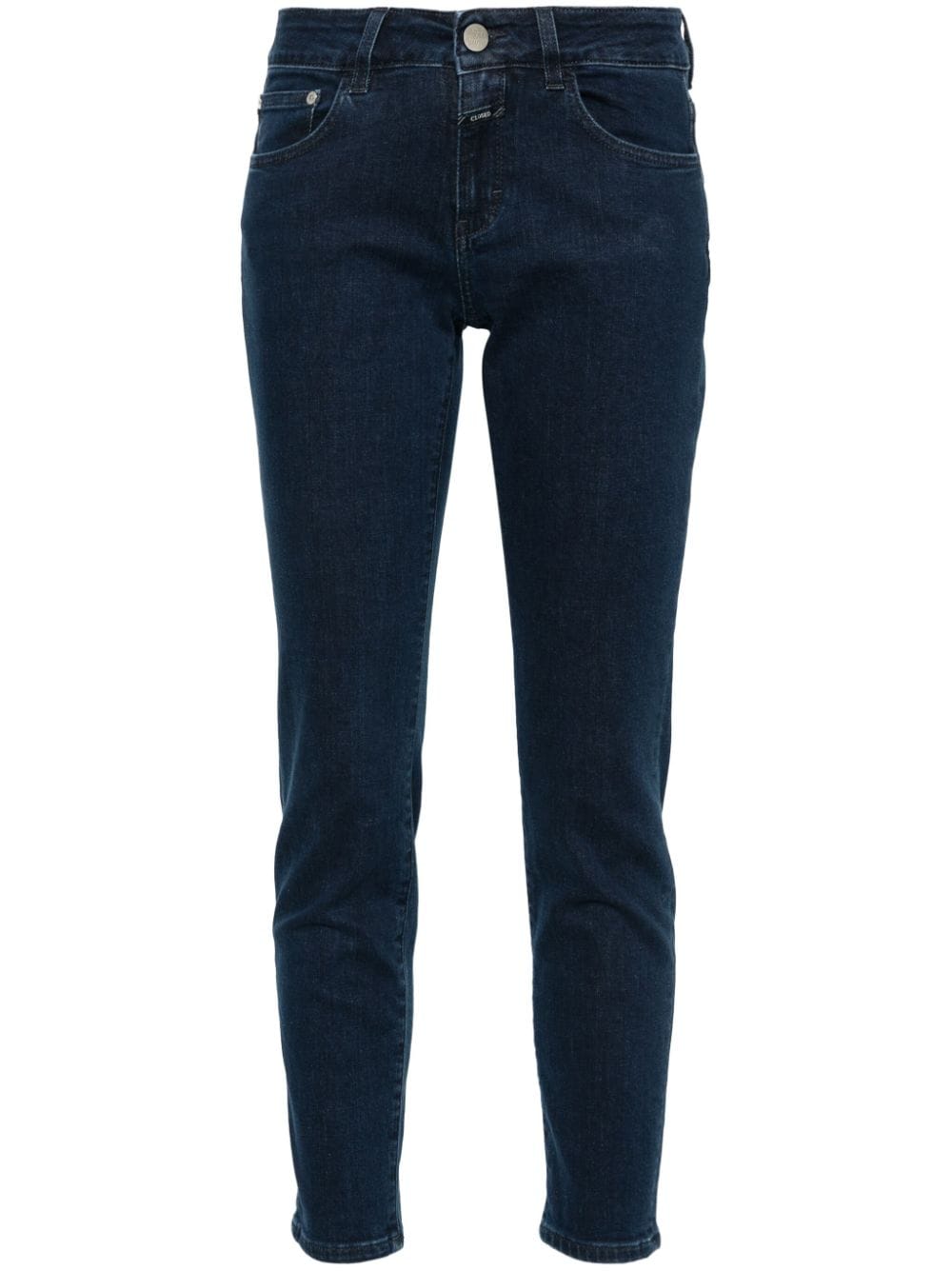 Closed Skinny-Jeans mit hohem Bund - Blau von Closed