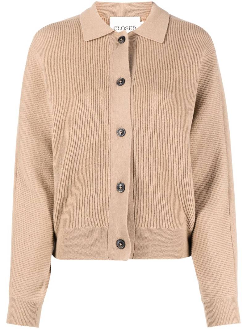 Closed Gerippter Cardigan - Nude von Closed