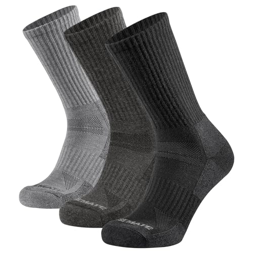 CLOSEMATE Merino Socken Herren Wollsocken 39-42 43-46 Wandersocken Warme Wintersocken Gepolstert Thermosocken Laufsocken Funktionssocken Für Wanderschuhe Trekkingschuhe Schwarz Grau Größe L CLOSEMATE Merino Socken Herren Wollsocken 39-42 43-46 Wandersocken Warme Wintersocken Gepolstert Thermosocken Laufsocken Funktionssocken Für Wanderschuhe Trekkingschuhe Schwarz Grau Größe L von CLOSEMATE