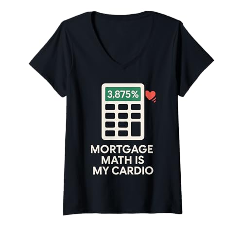 Damen Hypothekenmakler, Kreditsachbearbeiter, Humor, Pride, Real Estate Life T-Shirt mit V-Ausschnitt Damen Hypothekenmakler, Kreditsachbearbeiter, Humor, Pride, Real Estate Life T-Shirt mit V-Ausschnitt von Closer Coffee Therapist Gift Mortgage Finance Work