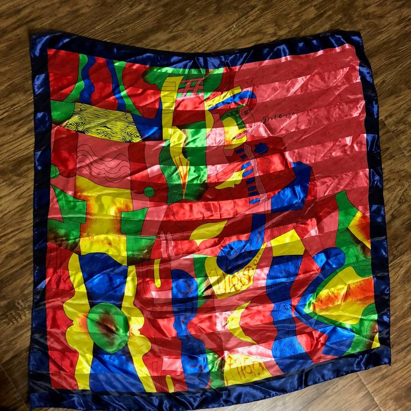 Jahrgang Picasso Seidenschal Größe 38 X 80Er Jahre-Muster-Art Jahrgang Picasso Seidenschal Größe 38 X 80Er Jahre-Muster-Art von ClosetEssentialss