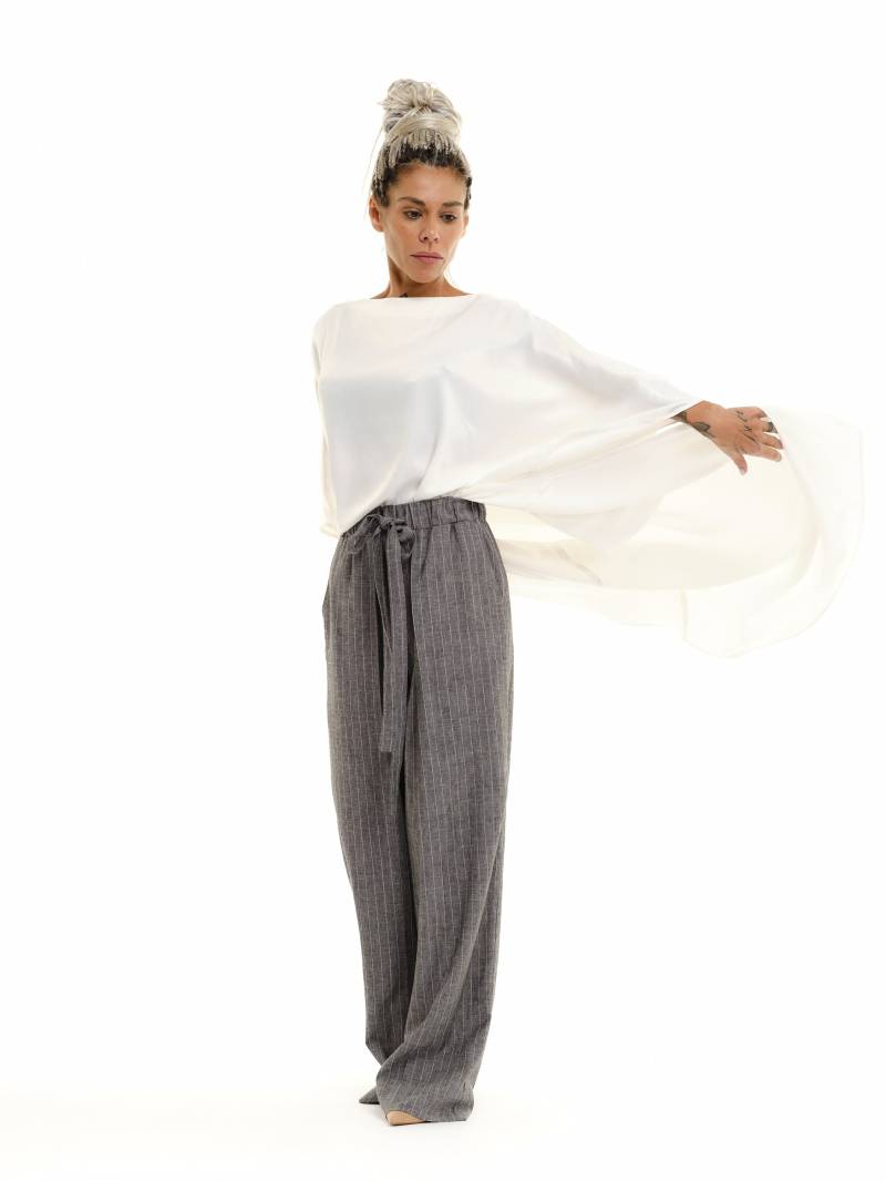 Off-The-Shoulder Maxi Tunika in Weiss von ClothesByLockerRoom