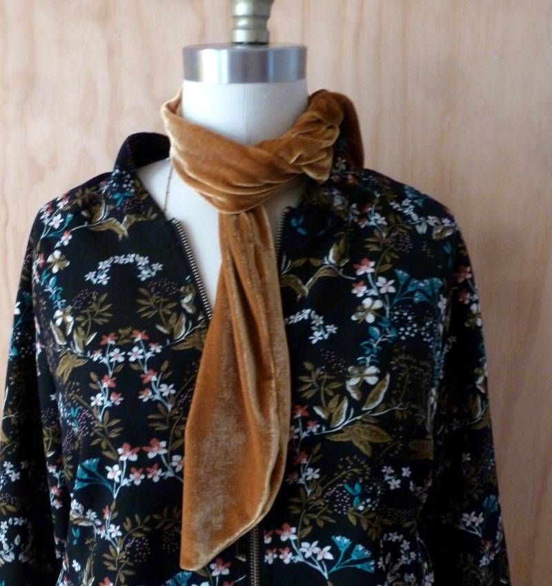 Jede Farbe Ihrer Wahl 91, 5 X 7, 5 cm Samtschal 92cm 3cm, Versandkostenfrei von ClothingByCheryldine