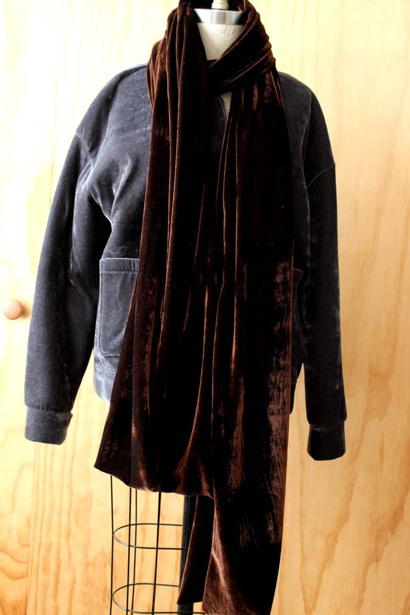 Sale Alle 4 Farben Lang 104x14 Wickeln Samtschal/Normaler Preis 85 Gemütlich Warm Elegant Kostenloser Versand in Den Usa von ClothingByCheryldine