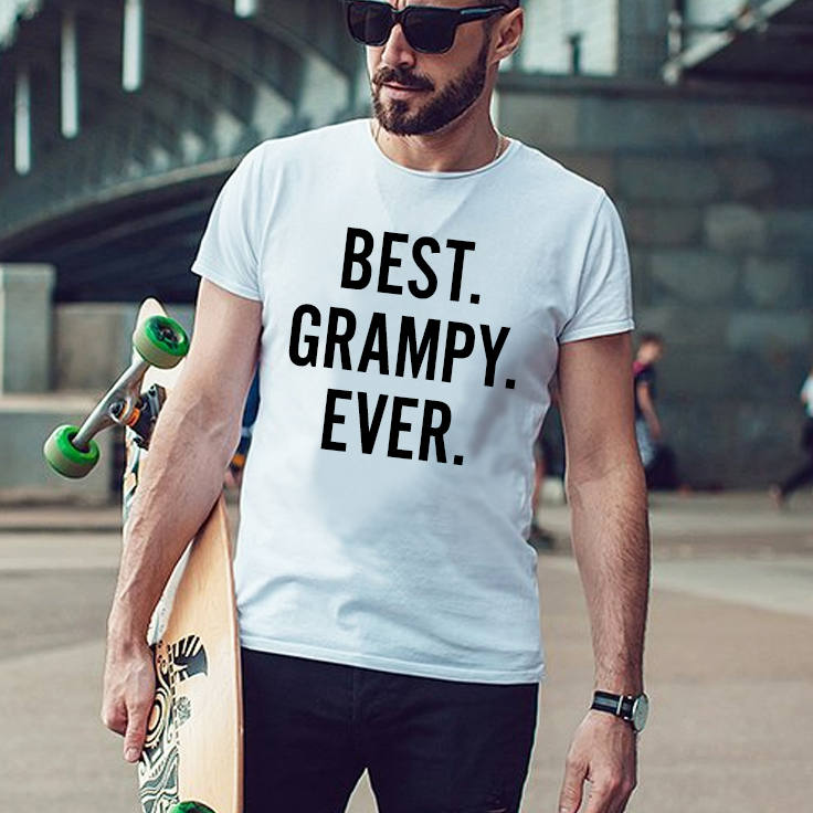 Bester Grampy Ever Grandpa Geschenk Geschenkidee Baby Shower Geburtstag Vatertag Tshirt von ClothingByShane