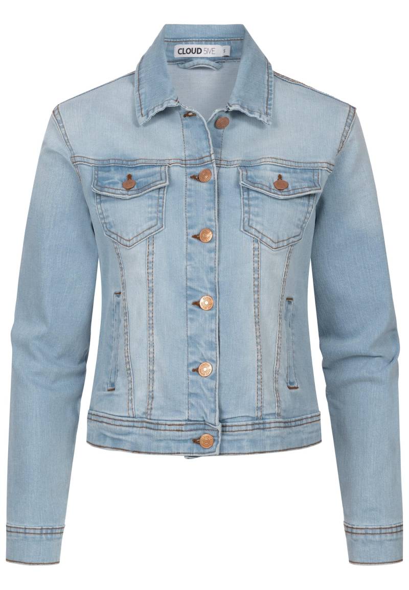 CLOUD 5IVE Jeansjacke "CLOUD 5IVE Damen Jeans Jacke" 1 Stk. tlg. ohne Kapuze von Cloud 5ive