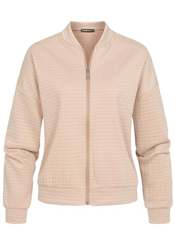 Cloud 5ive Damen Blouson Bomberjacke mit Diamant Stitching von Cloud 5ive