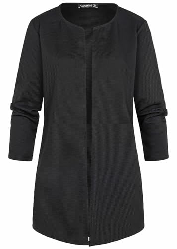 Cloud 5ive Damen Jacke Strickjacke offener ribbed Cardigan von Cloud 5ive
