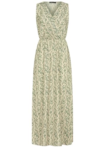 Cloud 5ive Damen Kleid Maxi Dress in Wickeloptik mit All Over Print von Cloud 5ive