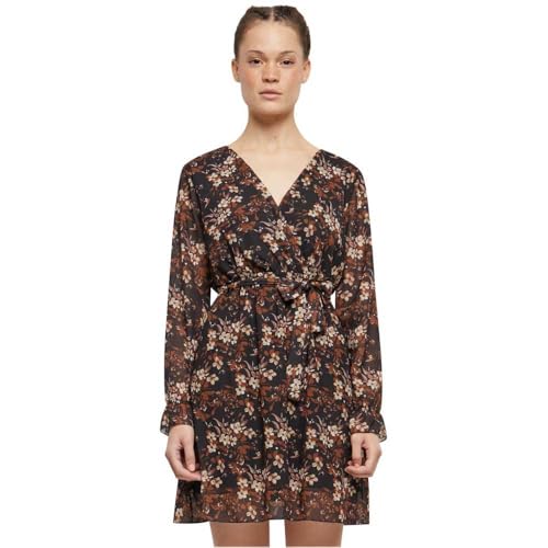 Cloud 5ive Damen Kleid Chiffon Dress mit All Over Print 2-lagiger Stoff von Cloud 5ive