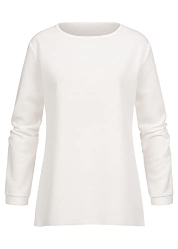 Cloud 5ive Damen Langarm Shirt Longsleeve mit seitl. Schlitzen von Cloud 5ive