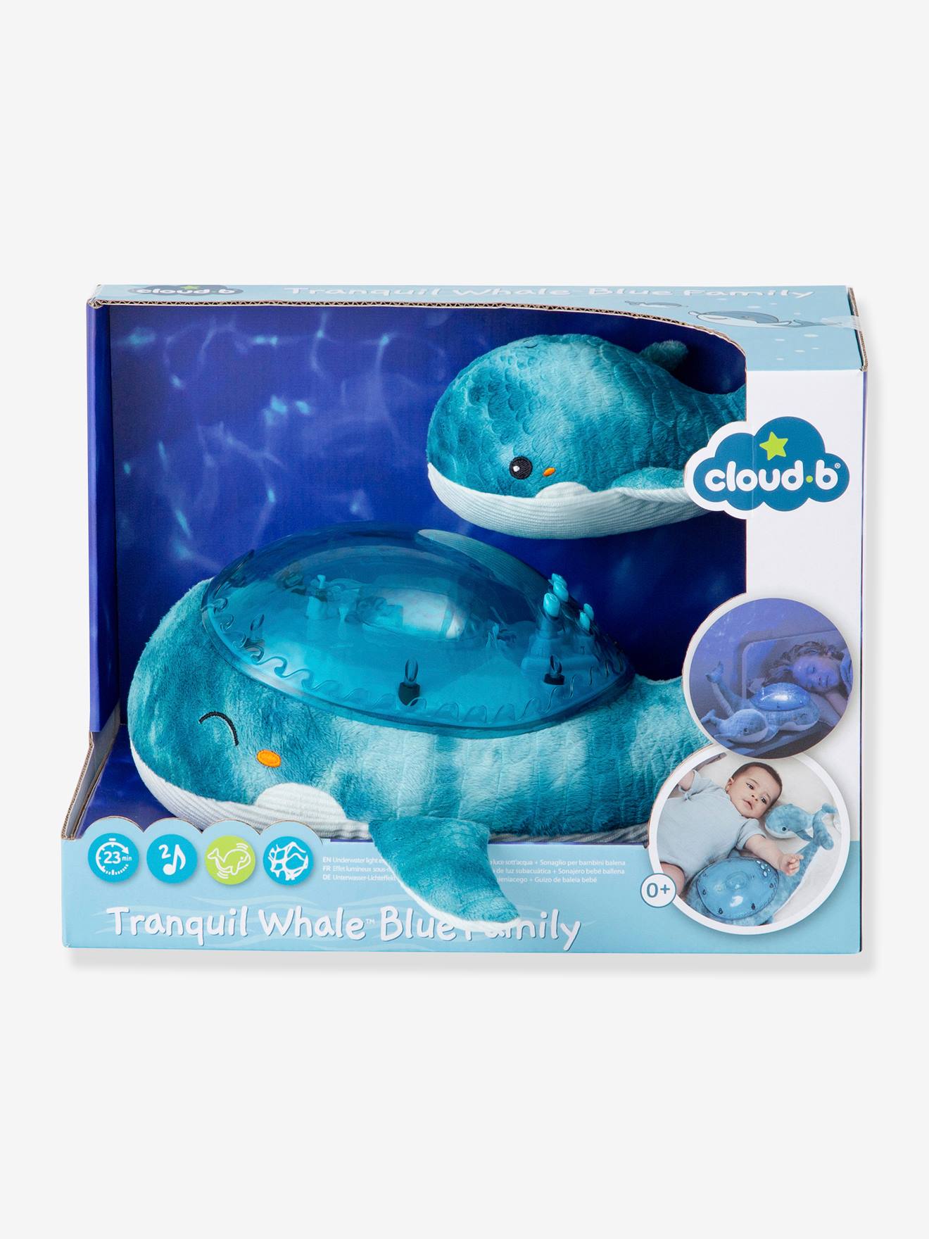 Baby/Kinder Projektor & Nachtlicht WAL Tranquil Whale CLOUD B von Cloud B