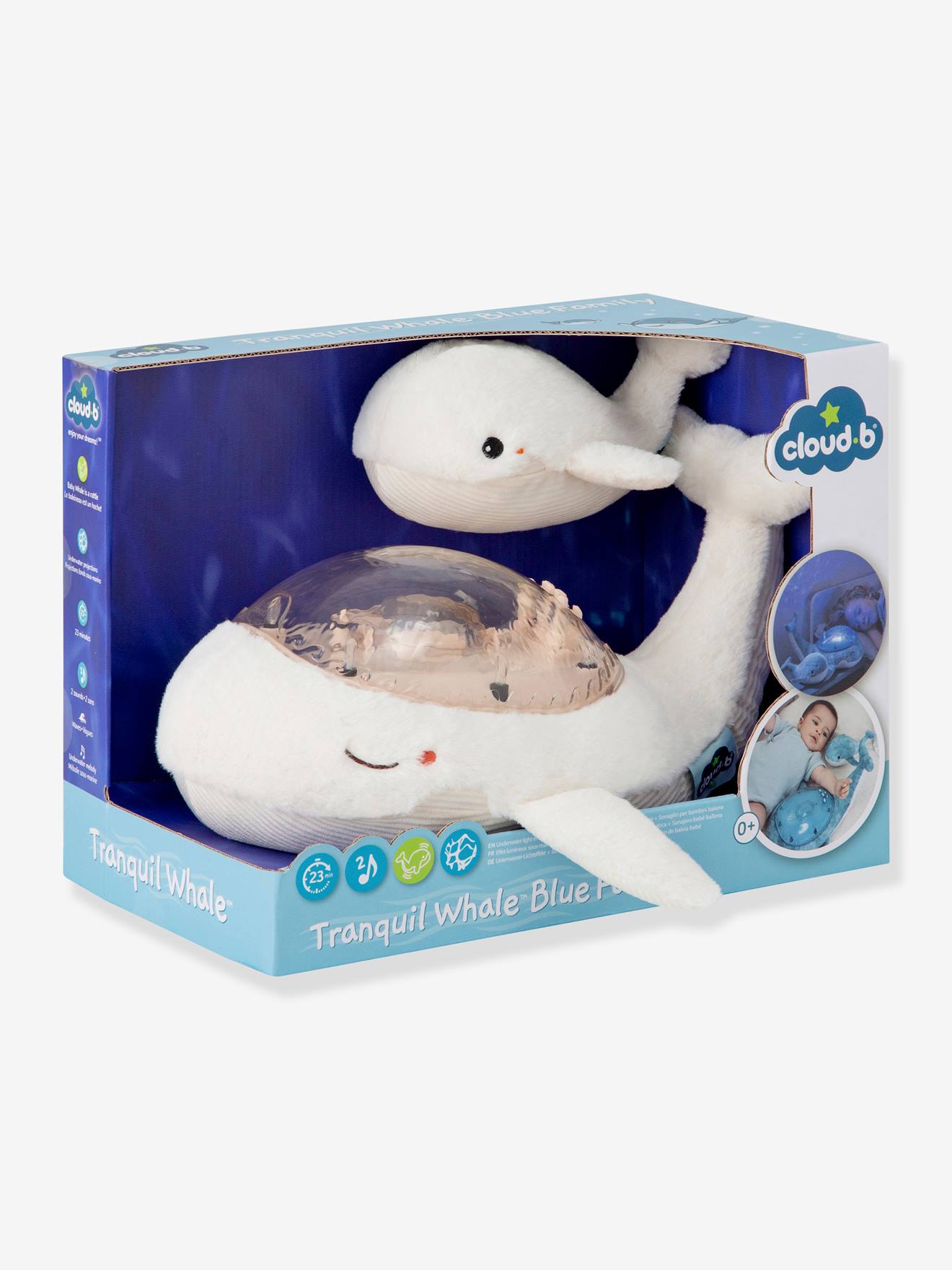 Baby/Kinder Projektor & Nachtlicht WAL Tranquil Whale CLOUD B von Cloud B