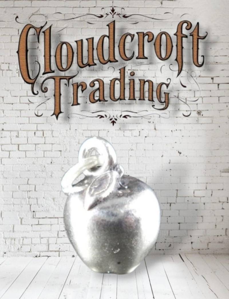 925Er Silber 3D Apfel Anhänger Für Bettelarmband von CloudcroftTrading