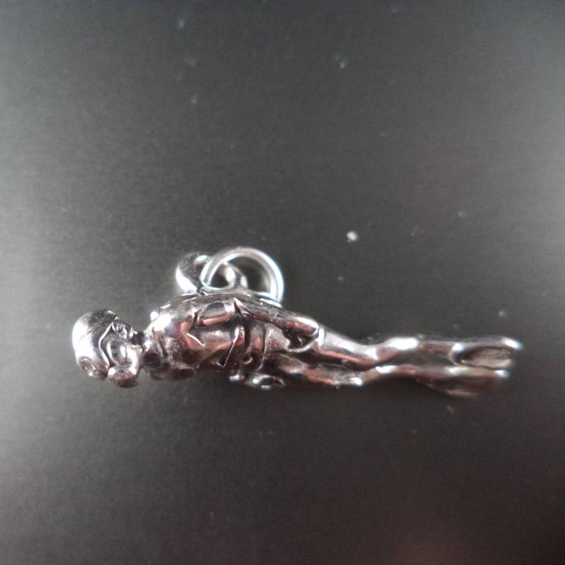 sterling Silber 3D Skin Taucher Anhänger Für Bettelarmband sterling Silber 3D Skin Taucher Anhänger Für Bettelarmband von CloudcroftTrading