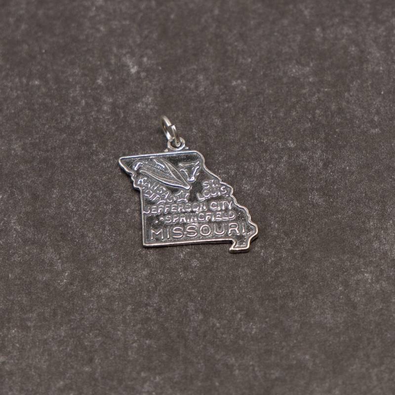 sterling Silber Bundesstaat Missouri Für Charm Armband sterling Silber Bundesstaat Missouri Für Charm Armband von CloudcroftTrading