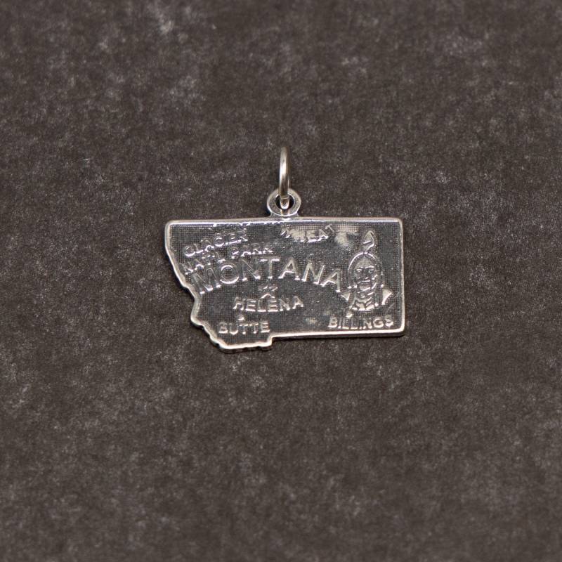 sterling Silber Bundesstaat Montana Anhänger Für Bettelarmband sterling Silber Bundesstaat Montana Anhänger Für Bettelarmband von CloudcroftTrading