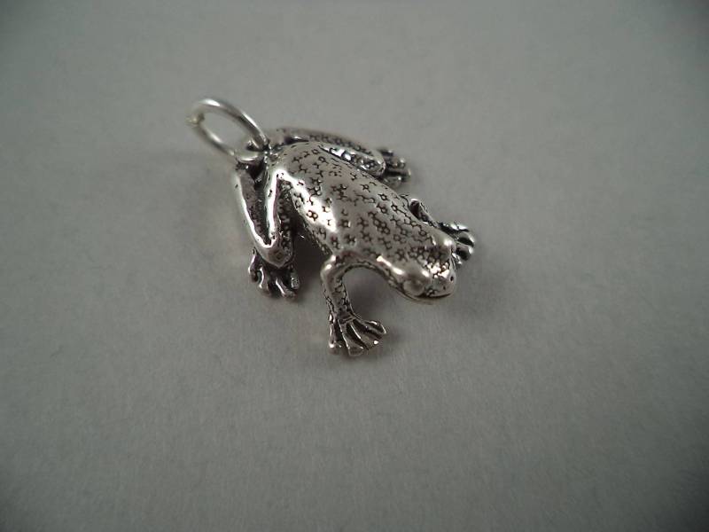 sterling Silver 3D Frosch Anhänger Für Bettelarmband sterling Silver 3D Frosch Anhänger Für Bettelarmband von CloudcroftTrading