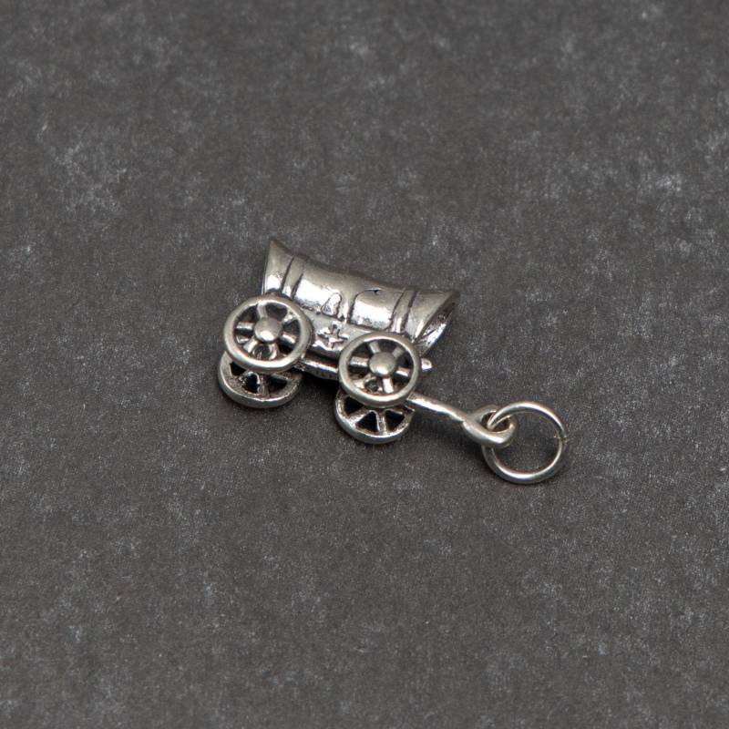 sterling Silver Planwagen Anhänger Für Armband Oder Kette sterling Silver Planwagen Anhänger Für Armband Oder Kette von CloudcroftTrading