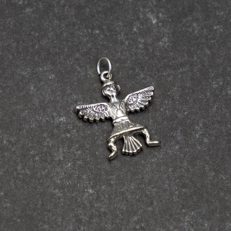 sterling Silver Tanzender Adler Anhänger Für Armband Oder Halskette sterling Silver Tanzender Adler Anhänger Für Armband Oder Halskette von CloudcroftTrading