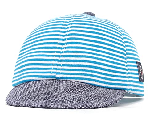 Cloud Kids Basecap Kappe Baby Schirmmütze Sonnenhut Kleinkind Baseball Cap Sommer Kopfumfang 46-50cm Blau von Cloudkids